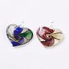 Handmade Lampwork Pendants LAMP-F009-06-1