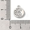 Brass Micro Pave Cubic Zirconia Charms KK-D071-02P-3