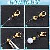 SOFPLATE 600Pcs 3 Styles Brass Crimp Beads Covers KK-SP0001-91B-6