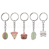 Bear/Cat/Food/Cloud Resin Keychain KEYC-JKC00650-1