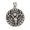 316 Surgical Stainless Steel Pendants STAS-Z073-73AS-05-1