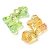 Electroplate Transparent UV Plating Acrylic Pendants OACR-I014-29-3