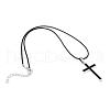 Alloy Enamel Pendant Necklaces NJEW-S381-095-2