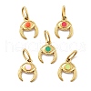 304 Stainless Steel Enamel Pendants STAS-L283-44G-1