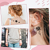 Gorgecraft 12 Sheets 6 Style Cool Sexy Body Art Removable Temporary Tattoos Paper Stickers DIY-GF0007-12-7