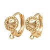 Brass Hoop Earring Findings KK-P310-29G-1