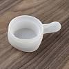 Flat Round with Handle DIY Silicone Candlesticks Molds SIMO-G010-02A-3