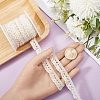 Gorgecraft 7.5 Yards Polyester Elastic Lace Trim OCOR-GF0003-51C-3