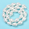 Electroplate Shell Pearl Beads Strands BSHE-O019-05-4