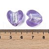 Handmade Silver Foil Lampwork Glass Beads LAMP-Q005-06A-2