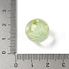 Transparent Resin Enamel Beads RESI-M052-01D-3