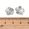 Non-Tarnish 304 Stainless Steel Bead Caps STAS-P363-04A-P-3