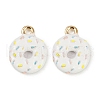 Alloy Enamel Charms PALLOY-R158-05G-06-1