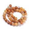 Natural Topaz Jade Beads Strands G-K410-08-8mm-2