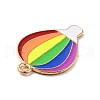 Pride Alloy Enamel Pendants ENAM-G208-15KCG-3