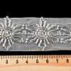 Polyester Flower Lace Trims OCOR-A007-29-2
