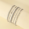 5Pcs Iron Chain Bracelets for Women PW-WG07191-01-1