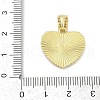 Brass Micro Pave Cubic Zirconia Pendants KK-D317-092G-3