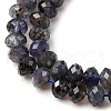 Natural Iolite Beads Strands G-B142-B01-4