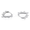 Tarnish Resistant 304 Stainless Steel Hoop Earrings Findings STAS-N092-192-2