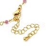 Brass Chain Necklace Making KK-K337-13G-03-3