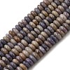 Natural Lepidolite/Purple Mica Stone Beads Strands G-K343-C03-03-1
