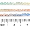 Transparent Painted Glass Beads Strands X1-DGLA-A034-T1mm-A02-3