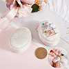Oval Shape Velvet Rings Storage Gift Boxes CON-WH20001-06A-3