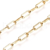 Soldered Brass Paperclip Chains CHC-D025-04G-01-2