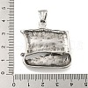 316 Surgical Stainless Steel Pendants STAS-E212-155AS-3