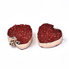 Druzy Resin Pendants RESI-S383-067B-3