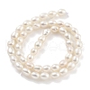 Natural Cultured Freshwater Pearl Beads Strands PEAR-P062-03C-3