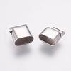 304 Stainless Steel Magnetic Clasps with Glue-in Ends STAS-G136-03P-4