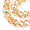 Electroplate Glass Beads Strands EGLA-A034-T3mm-A30-2