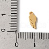 PVD Vacuum Plating 304 Stainless Steel Charms STAS-L081-032G-3