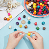   220Pcs 11 Colors Natural Wooden Beads WOOD-PH0001-58-WH-5