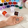  Jewelry 25 Rolls 12 Colors Flat Elastic Crystal String OCOR-PJ0001-010-6