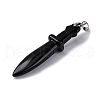 Natural Obsidian Big Pendants G-K338-41P-01-2