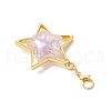 Star Acrylic Pendant Decorations HJEW-JM03395-5