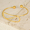 Exaggerated 304 Stainless Steel Open Cuff Bangles PA0789-2-3