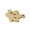 304 Stainless Steel Pendants STAS-E501-01G-01-3
