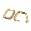 Brass Micro Pave Cubic Zirconia Huggie Hoop Earrings EJEW-L240-C-01G-2