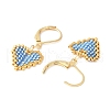 304 Stainless Steel Leverback Earrings for Women EJEW-MZ00408-4