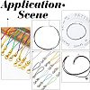 Unicraftale 40Pcs 4 Style 304 Stainless Steel Cord Ends STAS-UN0029-93-6