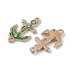 Alloy Enamel Connector Charms ENAM-I054-01D-2