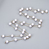Handmade ABS Plastic Imitation Pearl Beads Chains CHC-T012-26LG-3