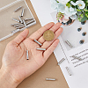 SUPERFINDINGS 60Pcs Alloy Cord Ends FIND-FH0009-54-3