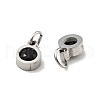 304 Stainless Steel Pendants STAS-D189-07P-A13-3