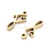 304 Stainless Steel Charms STAS-M327-02G-F-2