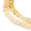 Natural Yellow Quartz Beads Strands G-G259-D03-2mm-4